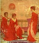 Harmony in Flesh Colour and Red by James Abbott McNeill Whistler